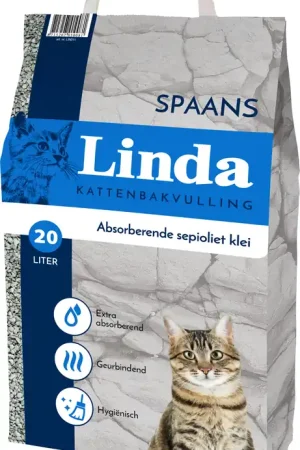 Beste Prijs Linda kattenbakvulling Spaans (Blauw) 20 ltr