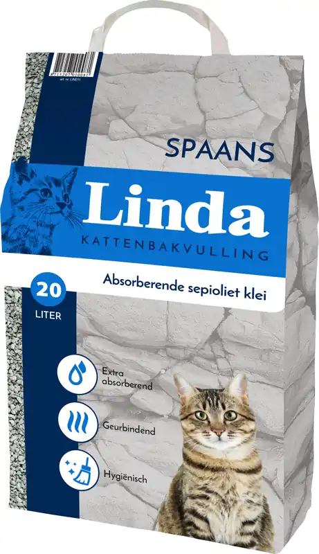 Beste Prijs Linda kattenbakvulling Spaans (Blauw) 20 ltr