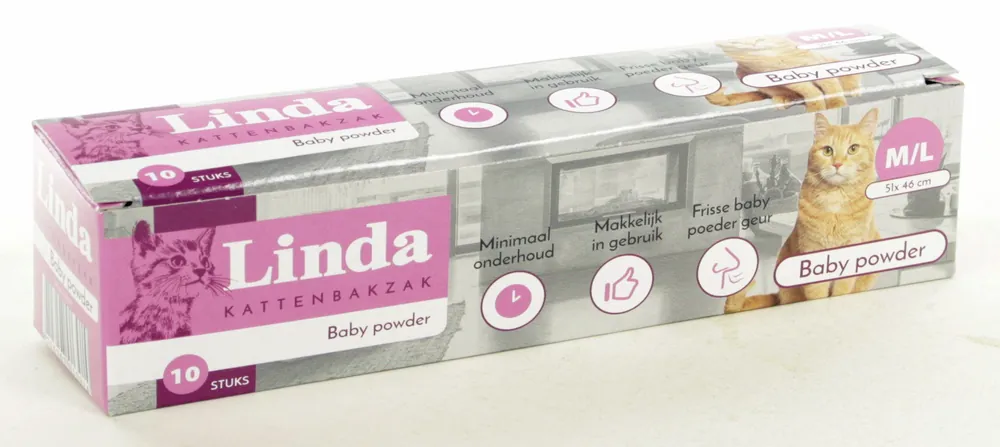 Laatste Versie Linda Kattenbakzak Babypowder 10 st