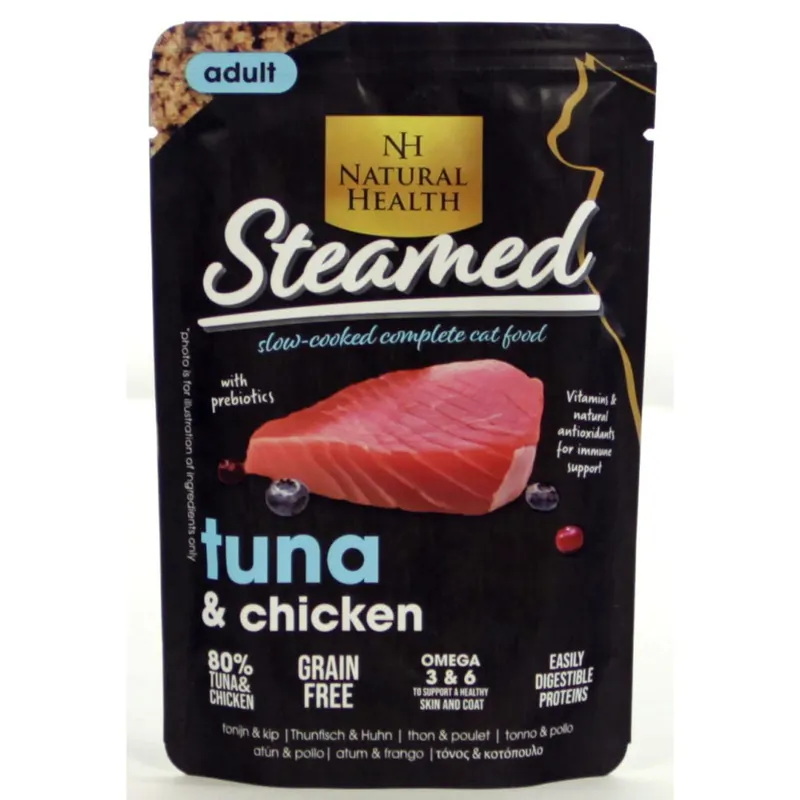 Natural Health Kattenvoer Steamed Tuna 85 gr Lage Kosten