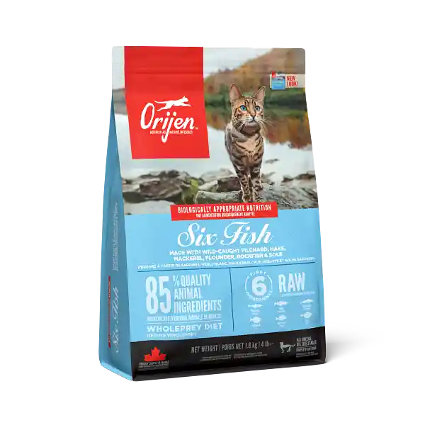 Orijen kattenvoer 6 Fish 1,8 kg Alleen Vandaag