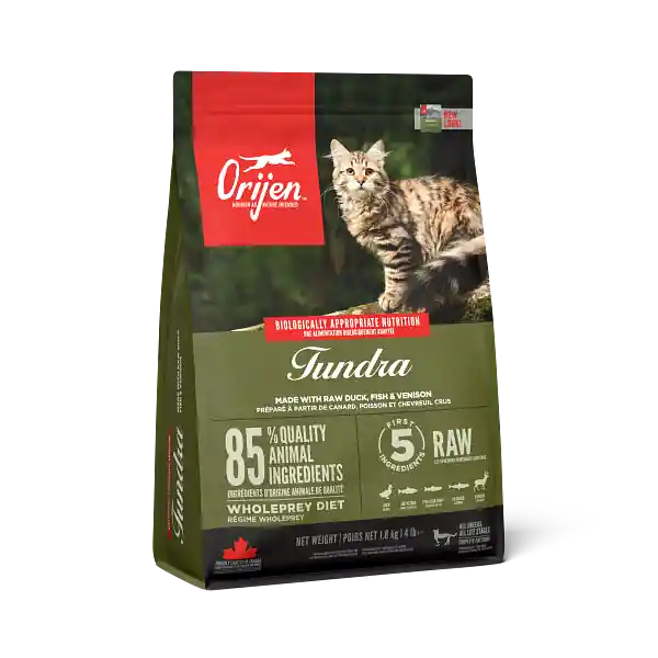 Betrouwbaar Orijen kattenvoer Tundra 340 gr