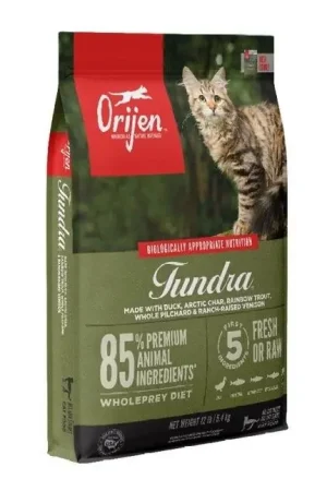 Orijen kattenvoer Tundra 5,4 kg Gratis Retour