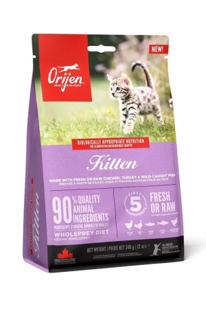 Bestseller Orijen kattenvoer Whole Prey kitten 340 gr