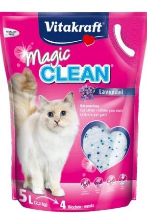 Magic Clean kattenbakvulling met Lavendel 5 ltr Fabrieksprijs