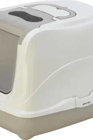 Moderna kattenbak Flip Cat XL warmgrijs Hoge Kwaliteit