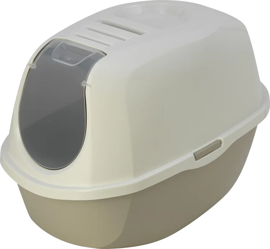 Moderna kattenbak Smart Cat warmgrijs/wit Laatste Versie