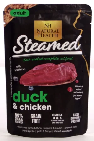 Natural Health Kattenvoer Steamed Duck 85 gr Korting