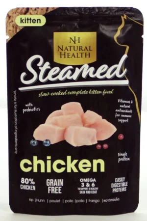 Natural Health Kattenvoer Steamed Kitten Chicken 85 gr Lage Prijs