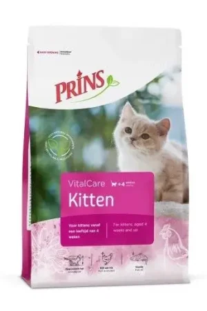 Beperkte Voorraad Prins kattenvoer VitalCare Kitten 1,5 kg