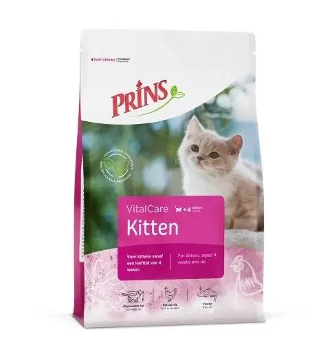 Beperkte Voorraad Prins kattenvoer VitalCare Kitten 1,5 kg