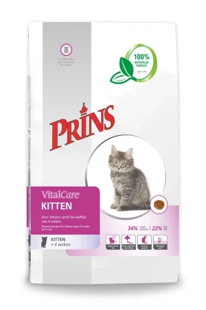 Finale Uitverkoop Prins kattenvoer VitalCare Kitten 10 kg