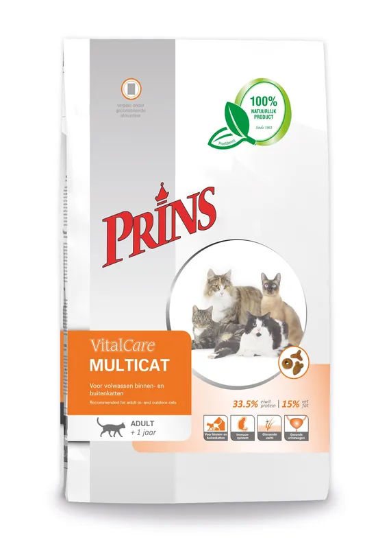 Flitsaanbieding Prins kattenvoer VitalCare Multicat 10 kg
