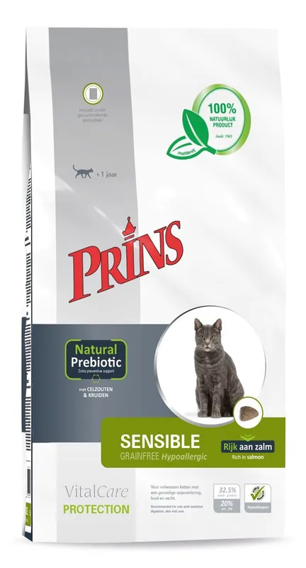Prins kattenvoer VitalCare Protection Sensible Grainfree 1,5 kg Beperkt Aanbod