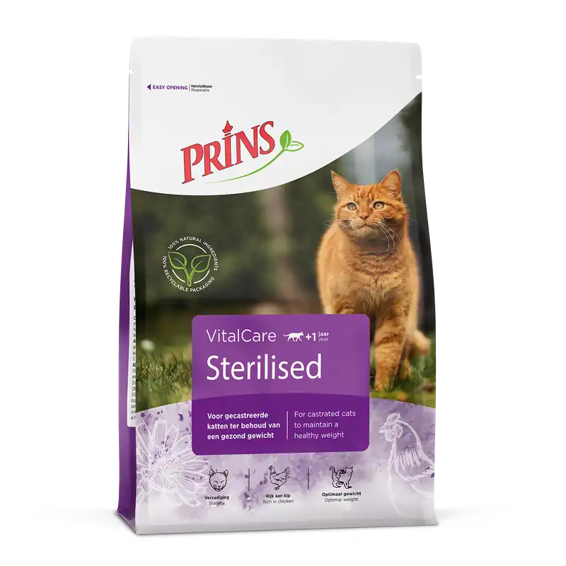 Prins kattenvoer VitalCare Sterilised 1,5 kg Voordeelprijs