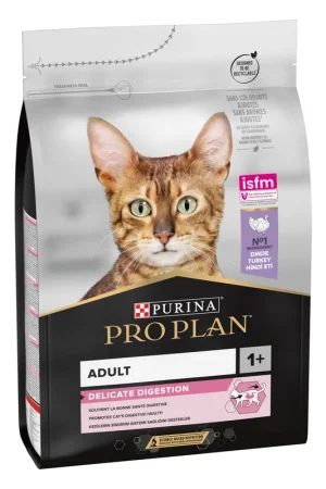 Gratis Retour Pro Plan kattenvoer Delicate Kalkoen 3 kg