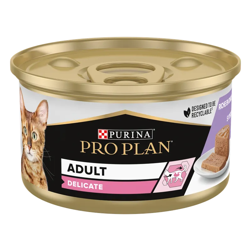 Pro Plan Kattenvoer Delicate Kalkoen Mousse 85 gr Premium