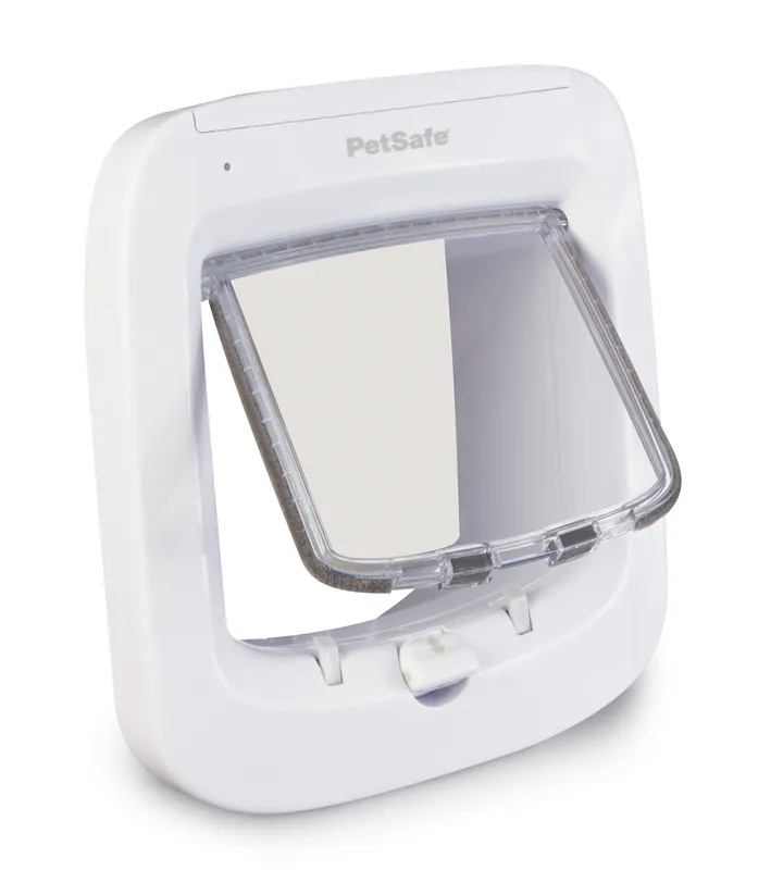 Premium PetSafe Microchip kattenluik Cat Flap wit