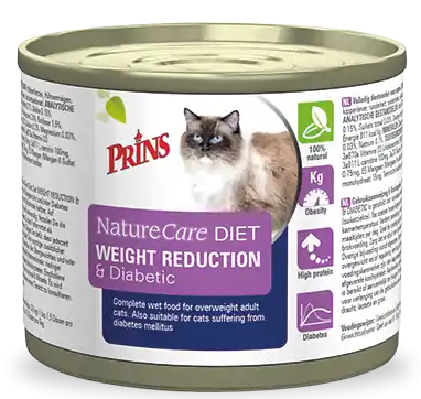 Korting Prins Katenvoer NatureCare Diet Weight Reduction & Diabetic 200 gr