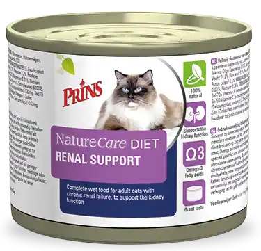 Prins Kattenvoer NatureCare Diet Renal Support 200 gr Uitverkoop