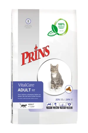 Prins kattenvoer VitalCare Adult Fit 10 kg Beperkt Aanbod