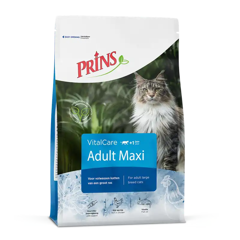 Gratis Retour Prins kattenvoer VitalCare Adult Maxi 1,5 kg