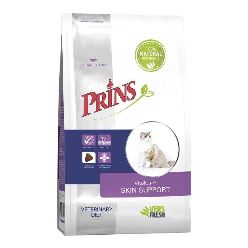 Populair Prins Kattenvoer VitalCare Diet Skin Support 1,5 kg