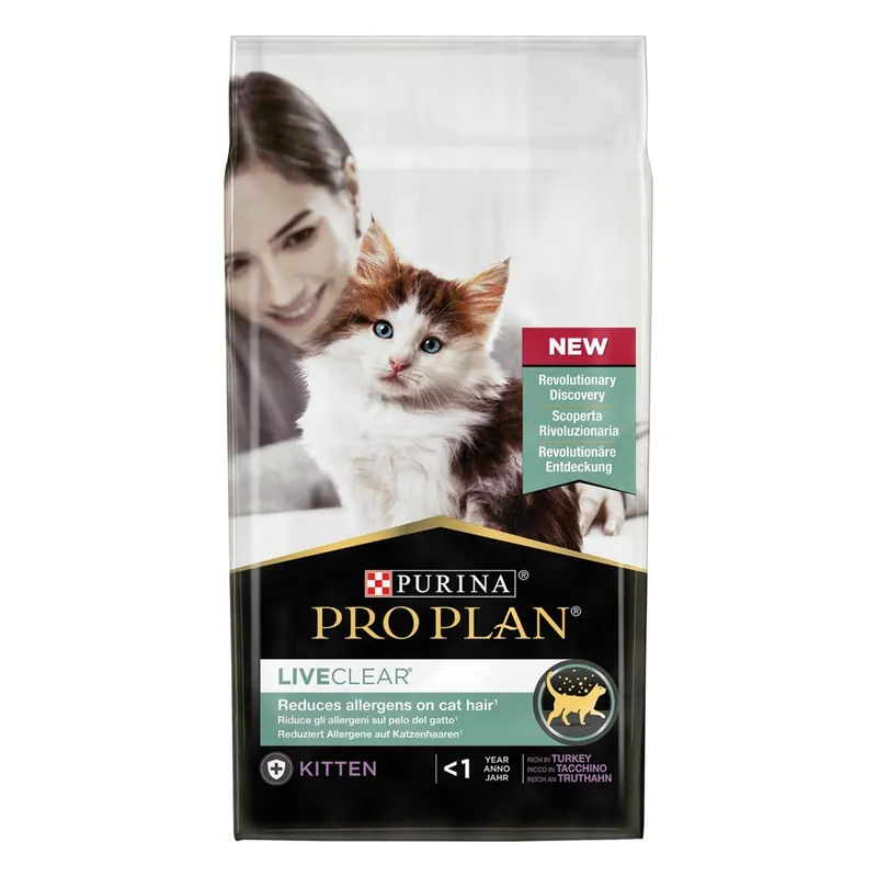 Fabrieksprijs Pro Plan kattenvoer Liveclear sterilised Junior Kalkoen 1,4 kg