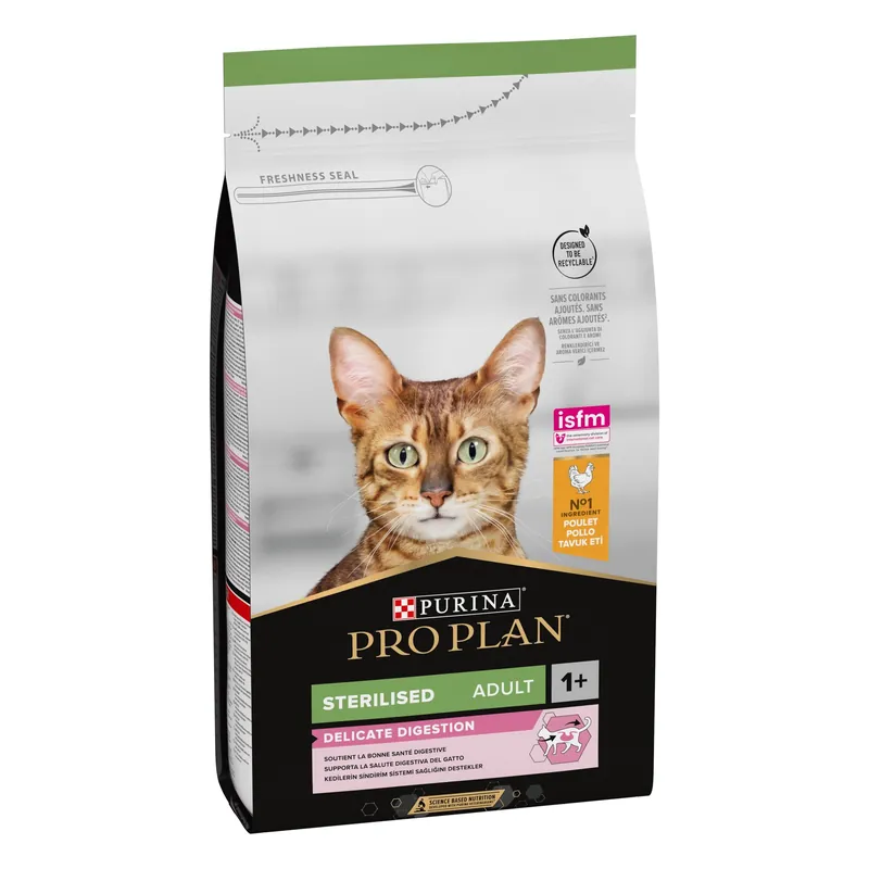Goedkoop Pro Plan kattenvoer Sterilised Adult 1+ Kip 1,5 kg