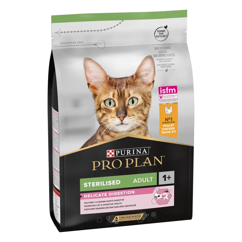 Pro Plan kattenvoer Sterilised Adult 1+ Kip 3 kg Exclusieve Aanbieding