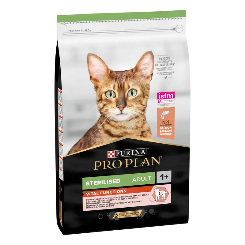 Shop Nu Pro Plan kattenvoer Sterilised Adult 1+ Zalm 10 kg