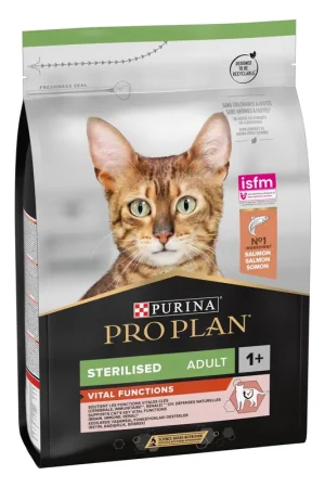 Snelle Levering Pro Plan kattenvoer Sterilised Adult 1+ Zalm 3 kg
