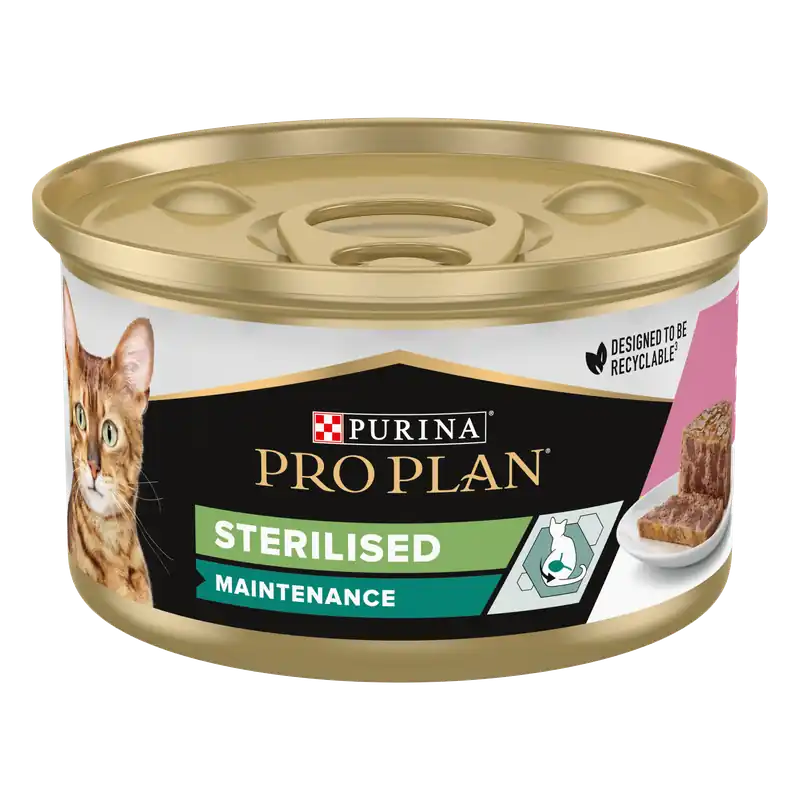 Pro Plan Kattenvoer Sterilised Zalm & Tonijn Pate 85 gr Koop Vandaag