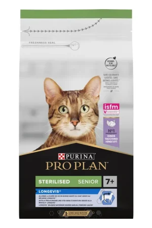 Pro Plan kattenvoer Sterilized Senior Kalkoen 1,5 kg Uitverkoop