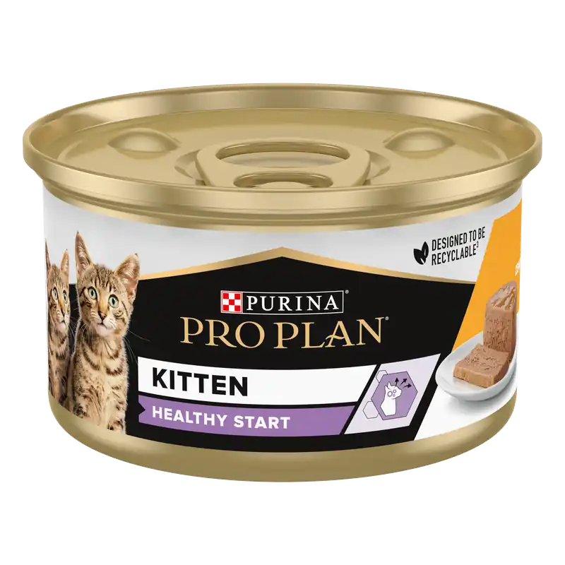 Koopje Pro Plan Kitten Kip Mousse 85 gr