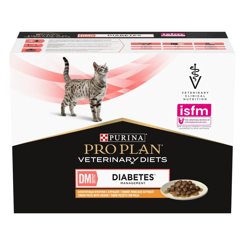 Bestel Nu Pro Plan Veterinary Diets Kattenvoer DM Chicken 10 x 85 gr