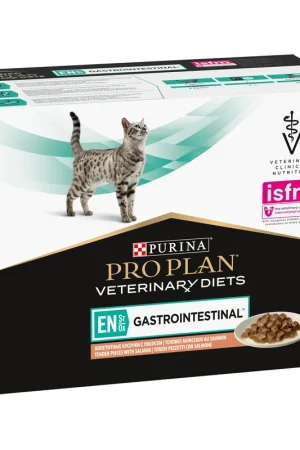 Goedkoop Pro Plan Veterinary Diets Kattenvoer EN Salmon 10 x 85 gr