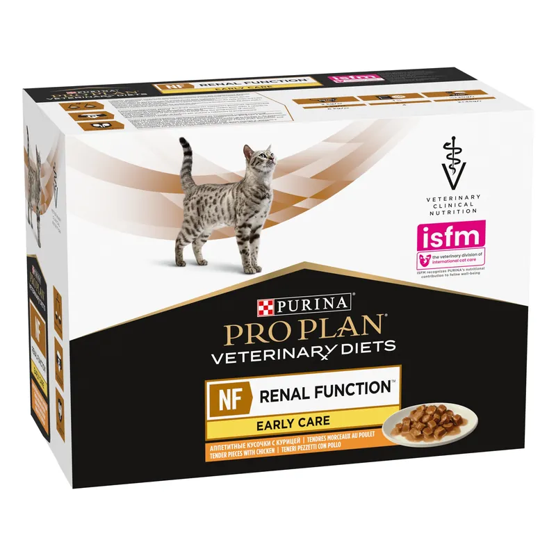 Populair Pro Plan Veterinary Diets Kattenvoer NF Early Care Chicken 10 x 85 gr