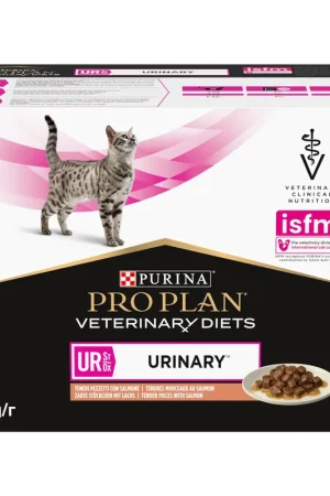 Pro Plan Veterinary Diets Kattenvoer UR Urinary Salmon 10 x 85 gr Fabrieksprijs