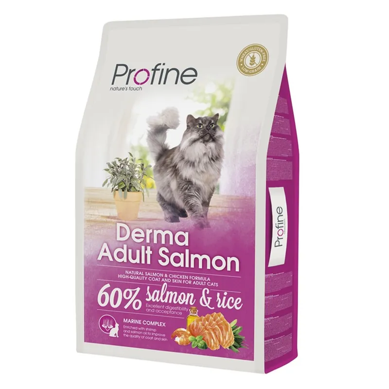 Beste Prijs Profine kattenvoer Derma Adult Salmon 10 kg
