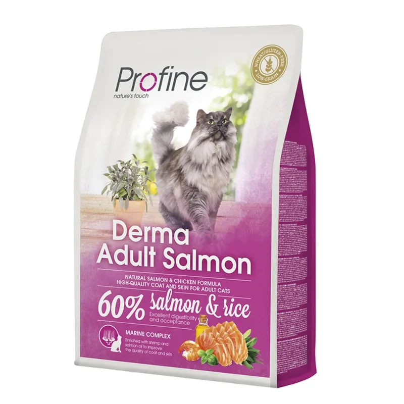 Bestseller Profine kattenvoer Derma Adult Salmon 2 kg