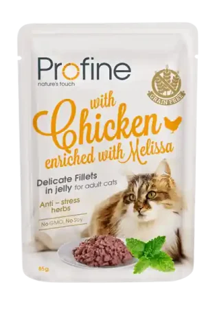 Profine kattenvoer Fillets in Jelly Adult Chicken 85 gr Exclusieve Aanbieding