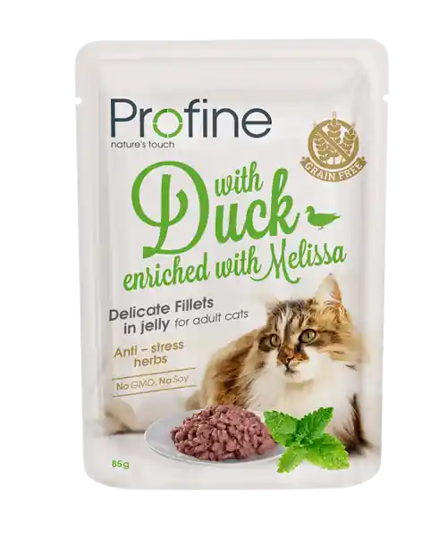 Profine kattenvoer Fillets in Jelly Adult Duck 85 gr Seizoensaanbieding