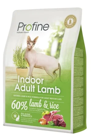 Direct Verzonden Profine kattenvoer Indoor Adult Lamb 2 kg