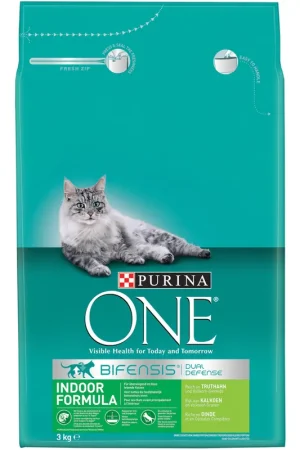 Purina One Kattenvoer Indoor kalkoen 3 kg Lage Kosten