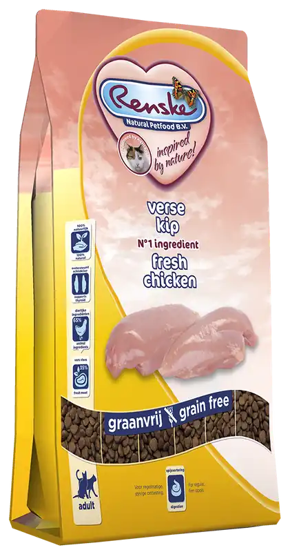 Renske kattenvoer Super Premium kip 1,5 kg Aanbieding