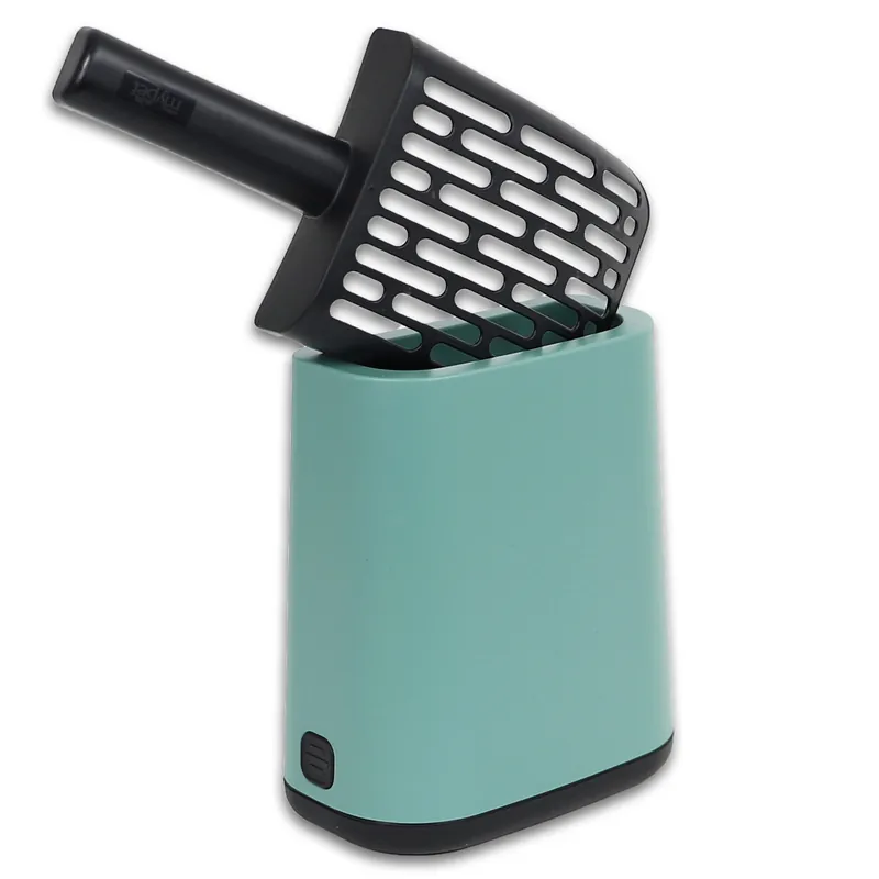 Weekendaanbieding Rotho Mypet Kattenbakschep en Houder Biala Mistletoe Green
