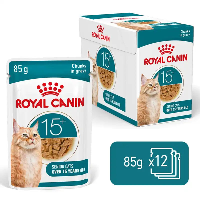 Royal Canin Kattenvoer Ageing 15+ in gravy 12 x 85 gr Laatste Versie