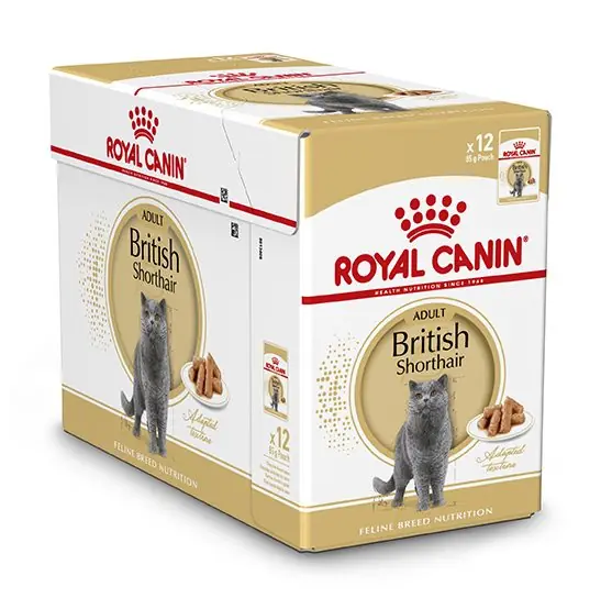 Royal Canin Kattenvoer British Shorthair Adult 12 x 85 gr Uitverkoop