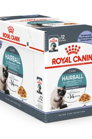 Express Levering Royal Canin Kattenvoer Hairball Care in Jelly 12 x 85 gr